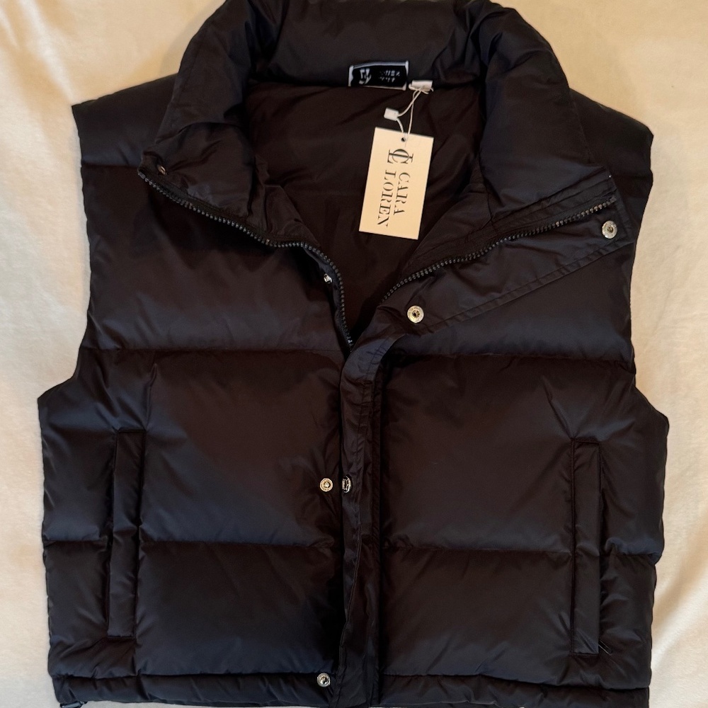 NWT Cara Loren Active Puffer Vest size M